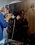 Phillip B Gottfredson in his lab in Arizona.